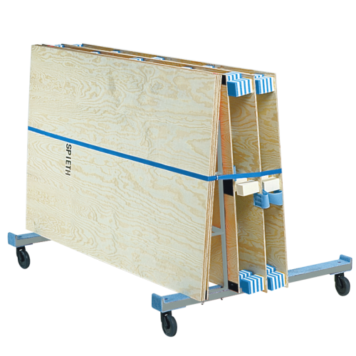 Тележка для перевозки элементов акробатической дорожки 